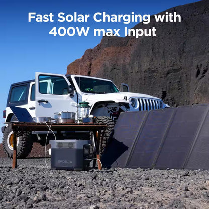 1800W Output/3000W Peak Push-Button Start Battery Generator DELTA 1300 for Home Backup Power, Camping and Rvs