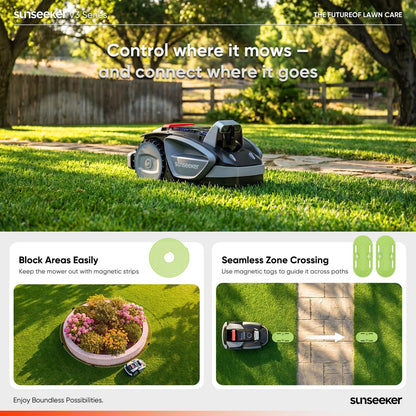 V3 Robot Lawn Mower, Vision AI, 0.15 Acre, Wire-Free