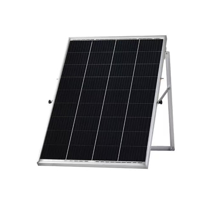 ELITE 3600-Watt/5760W Peak Push Button Start Solar Powered Portable Generator with Four 100W Solar Panels and Power Pod